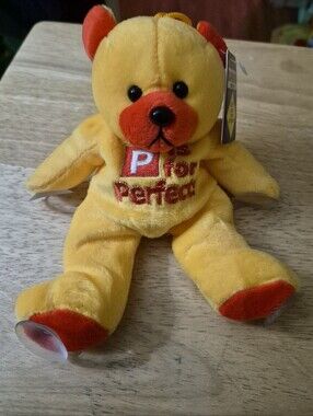 Vintage Standen Car Buddies Gifted Bears P Is For Perfect NWT